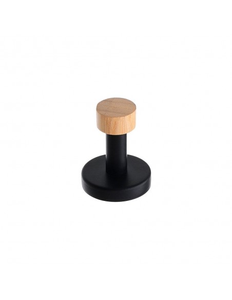 Κρεμάστρα Επιτοίχια Μονή Μεταλλική Bamboo Essentials εstia 02-14742 Μαύρη