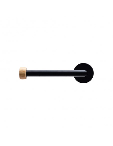 Χαρτοθήκη Επιτοίχια Μεταλλική Bamboo Essentials εstia 02-14766 Μαύρη