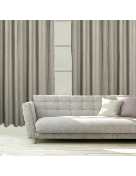 Κουρτίνα Με Κρίκους 140x270 Das Home 2260