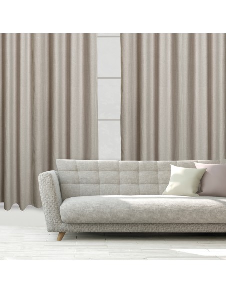 Κουρτίνα Με Κρίκους 140x270 Das Home 2258