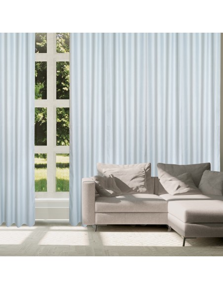 Κουρτίνα Με Κρίκους Black Out 140x270 Das Home 2253