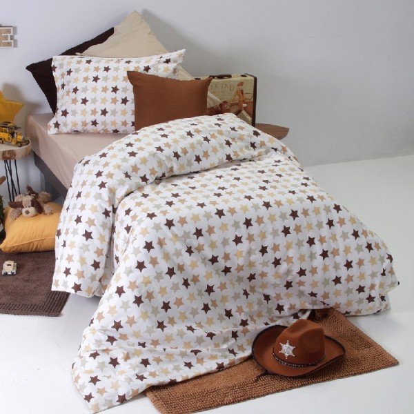 Παπλωματοθήκη Μονή Sb Home Stars Beige