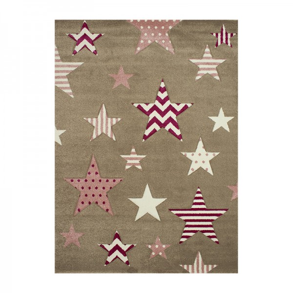 Παιδικό Χαλί 165X230 Koulis 1360A Beige - Pink