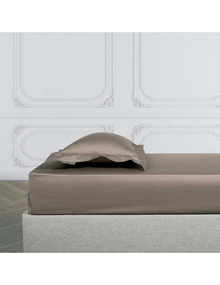 Σεντόνι Με Λάστιχο King 180X200+35 Γκρί Taupe 2258 Greenwich Polo Club