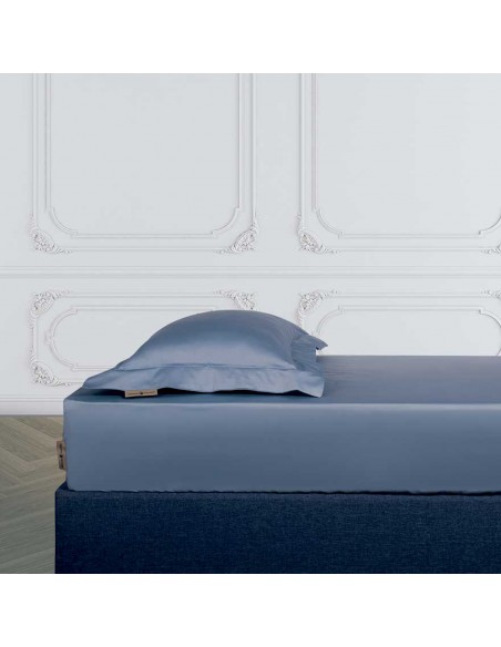 ΣΕΝΤΟΝΙ ME ΛΑΣΤΙΧΟ ΥΠΕΡΔΙΠΛΟ 160X200+35 GREENWICH POLO CLUB DUSTY BLUE 2253 ΜΠΛΕ