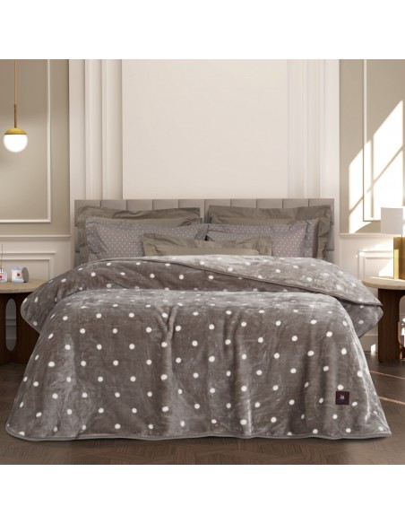 Κουβέρτα Velour Υπέρδιπλη 220X240 Greenwich Polo Club 3437 ΣΠΑΓΓΙ