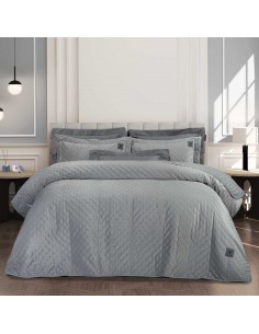 Κουβερτόριο KING 3430 Ασημί...