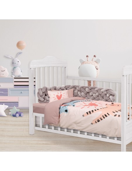 Σεντόνια Κούνιας 125x170 (Σετ) 4854 Smile Line Das Baby