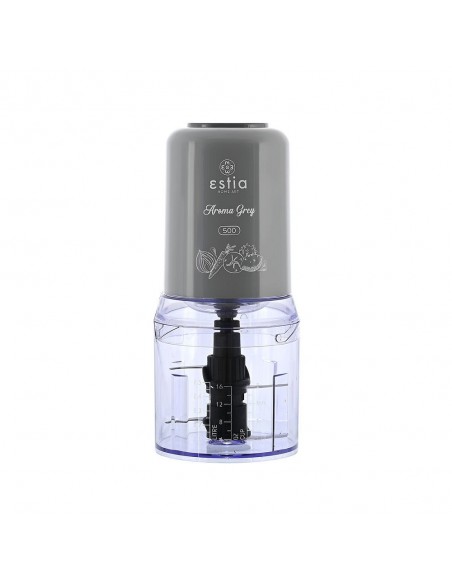 Πολυκόπτης Aroma Grey 400W Με Πλαστικό Δοχείο 500ml εstia 06-17446