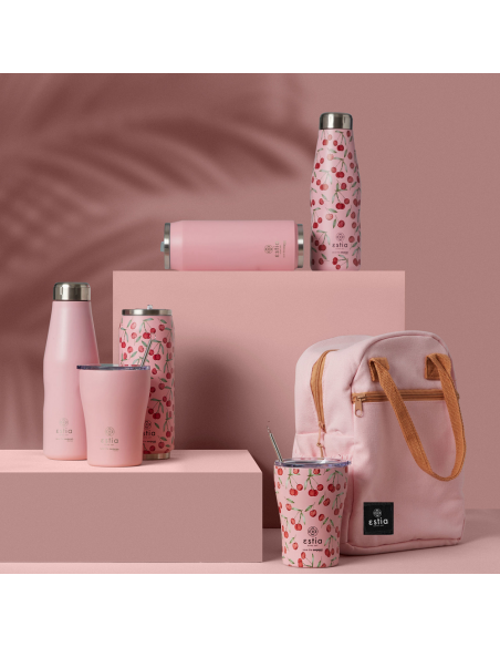Τσάντα Φαγητού Ισοθερμική 7lt Save The Aegean εstia 01-22617 Cherry Rose