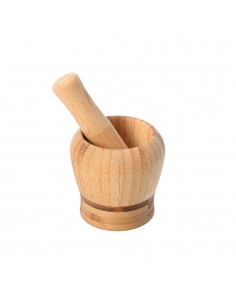 Γουδί Από Ξύλο 10cm Bamboo...
