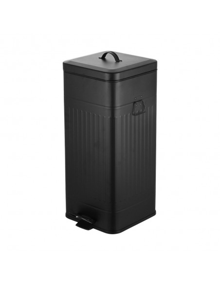 Κάδος Απορριμάτων Antigua Μαύρο Mατ 30lt Soft Close εstia 01-20040