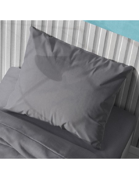Μαξιλαροθήκη Ύπνου 50x70 Μεμονωμένη Dimcol Solid 495 Dark Grey