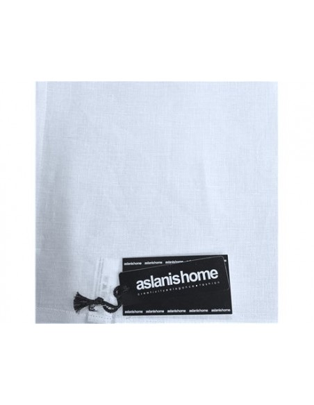 Πετσέτες Φαγητού 45x45 (σετ 4 Τεμαχίων) Aslanis Home Simplicity Λευκό