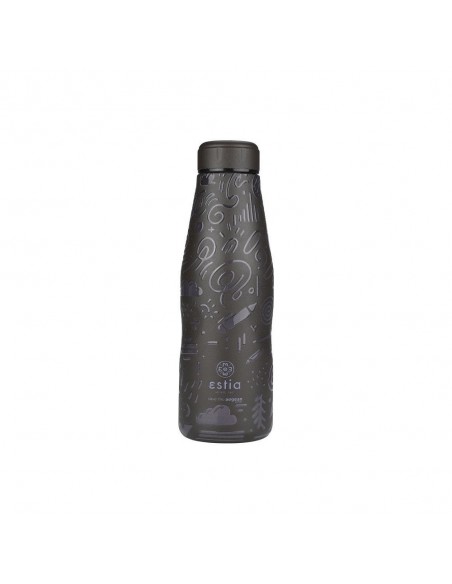 Θερμός Travel Flask 500ml Save The Aegean εstia 01-22044 Noir Echo