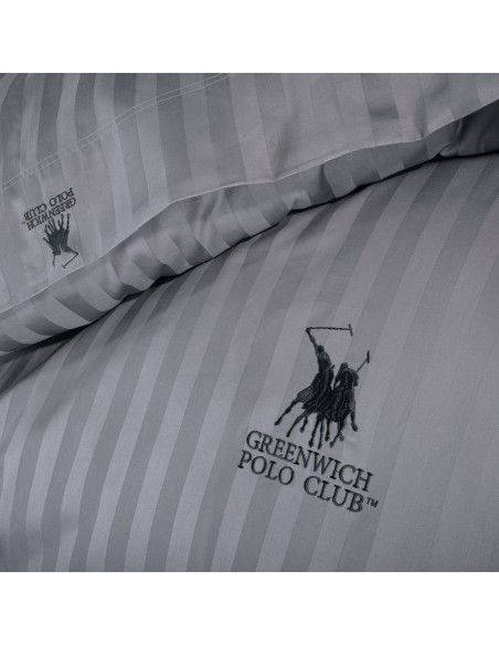 Σεντόνια Υπέρδιπλα 240x270 (Σετ) Greenwich Polo Club 2152 Ανθρακί