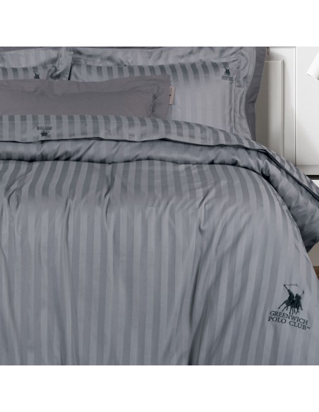 Σεντόνια Υπέρδιπλα 240x270 (Σετ) Greenwich Polo Club 2152 Ανθρακί