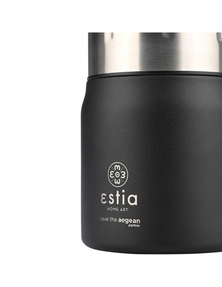 Θερμός Lunch Pot Save The Aegean 0.5lt εstia 01-21658 Midnight Black