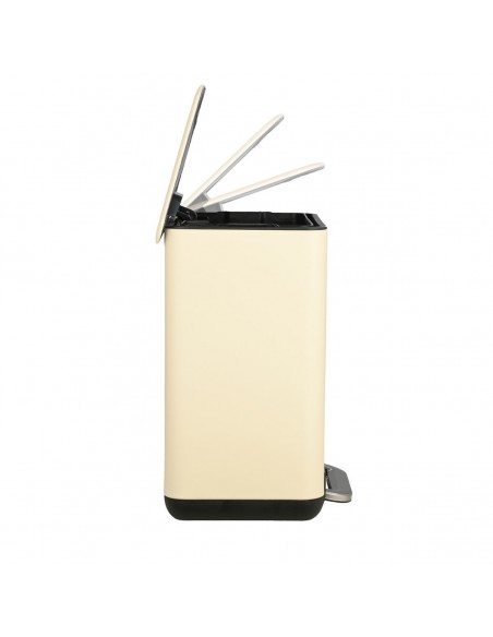 Χαρτοδοχείο Μπάνιου Cubic Ivory 6lt Soft Close 02-20989