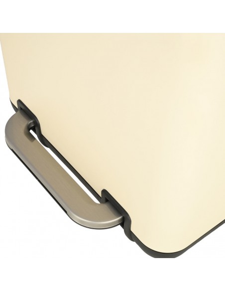 Χαρτοδοχείο Μπάνιου Cubic Ivory 6lt Soft Close 02-20989