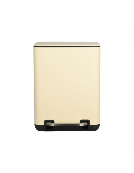 Χαρτοδοχείο Μπάνιου Cubic Ivory 6lt Soft Close 02-20989