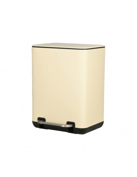 Χαρτοδοχείο Μπάνιου Cubic Ivory 6lt Soft Close 02-20989
