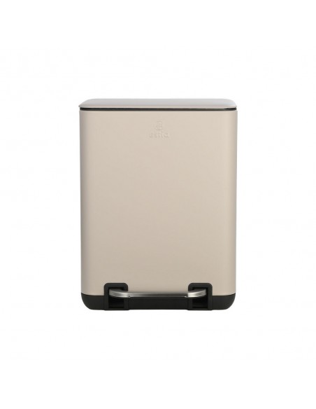 Χαρτοδοχείο Μπάνιου Cubic Taupe 6lt Soft Close εstia 02-20972