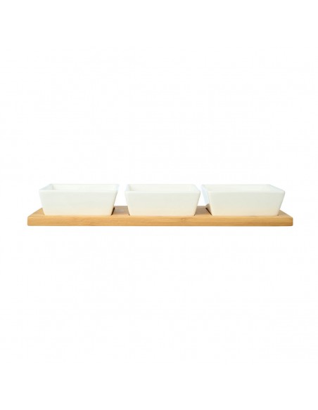 Μπωλάκια Με Βάση Bamboo Σετ 3 Τεμαχίων Bamboo Essentials εstia 01-20231