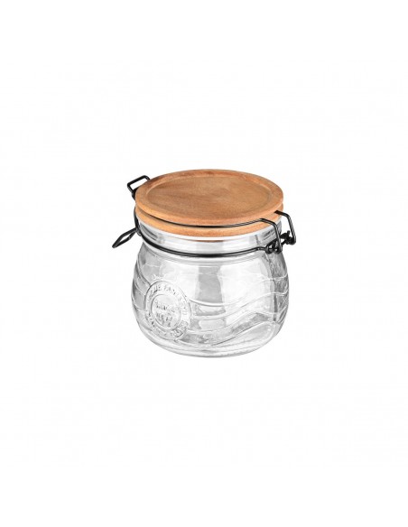 Γυάλινο Δοχείο Αποθήκευσης Allure 500ml Με Κλιπ Καπάκι εstia 01-23881