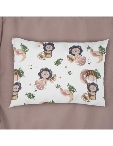 Μαξιλαροθήκη Εμπριμέ 50x70 Dimcol Kids Lion 532 Beige