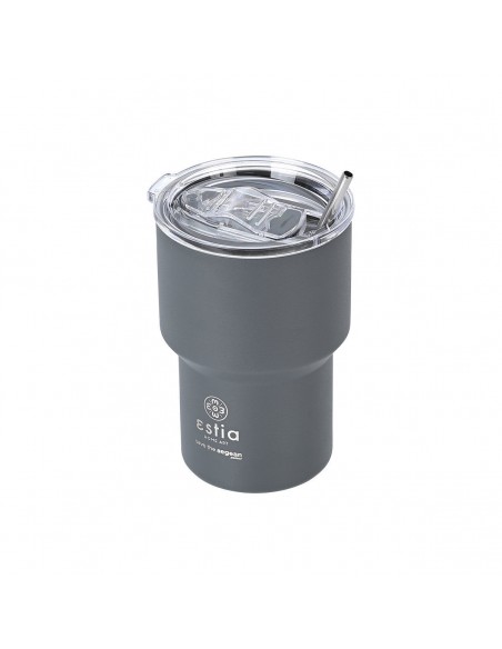 Θερμός Mug Lite 400ml εstia Save The Aegean 01-18467 Fjord Grey