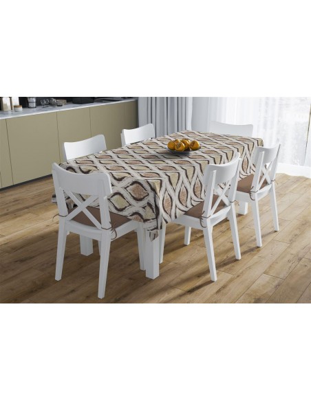Τραπεζομάντηλο Αλέκιαστο 140X180 Dimcol Cyclops 460 Beige