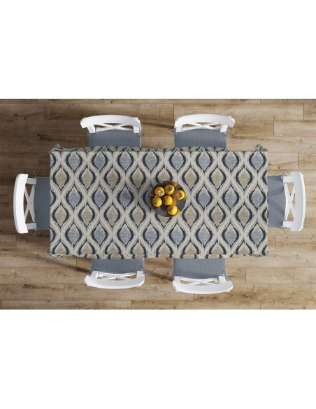 Τραπεζομάντηλο Αλέκιαστο 140X180 Dimcol Cyclops 461 Blue