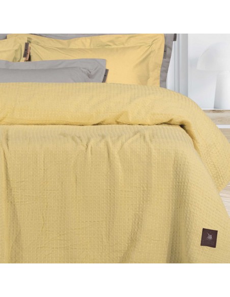 ΚΟΥΒΕΡΤΑ ΠΙΚΕ ΥΠΕΡΔΙΠΛΗ 230X250 GREENWICH POLO CLUB 3405 ΚΙΤΡΙΝΟ