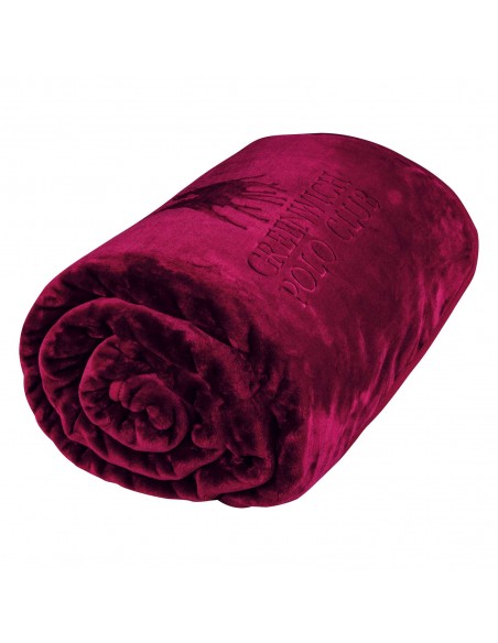 Κουβέρτα Velour Υπέρδιπλη 220X240 Greenwich Polo Club 3438 ΜΠΟΡΝΤΩ