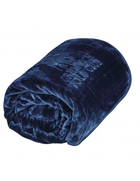 Κουβέρτα Velour Υπέρδιπλη 220X240 Greenwich Polo Club 3439 ΜΠΛΕ