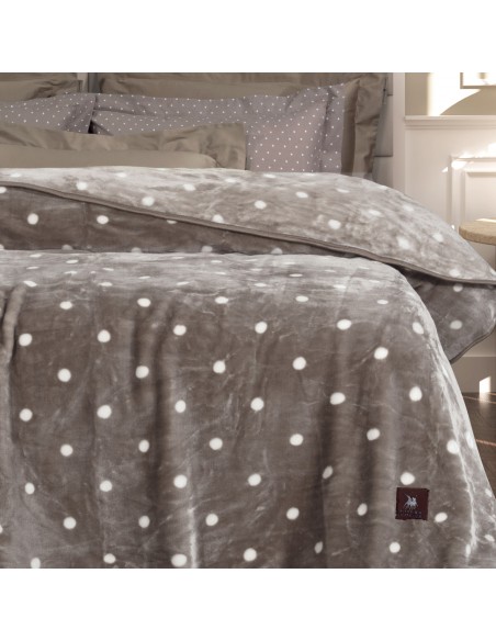 Κουβέρτα Velour Υπέρδιπλη 220X240 Greenwich Polo Club 3437 ΣΠΑΓΓΙ