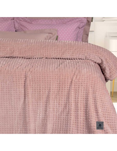 Κουβέρτα Fleece Υπέρδιπλη 220Χ240 Greenwich Polo Club 3449 NUDE