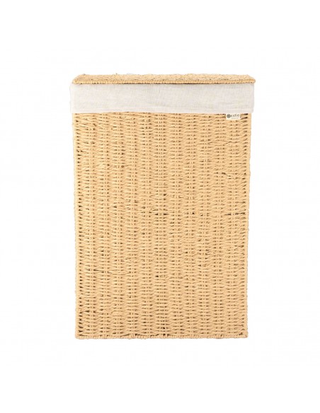 ΚΑΛΑΘΙ ΑΠΛΥΤΩΝ BOTANICA 38x22x55cm ME ΕΣΩΤΕΡΙΚΗ ΕΠΕΝΔΥΣΗ & ΚΑΠΑΚΙ ΟΡΘΟΓΩΝΙΟ ESTIA 02-26394