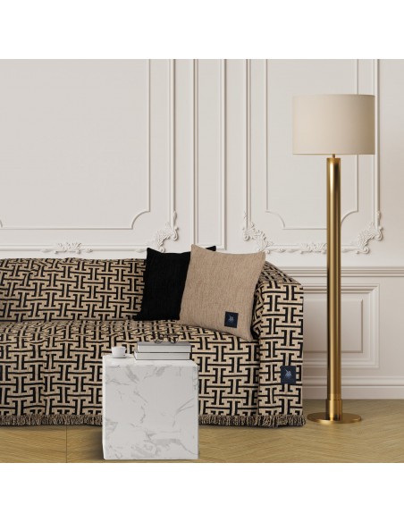 Ριχτάρι Τριθέσιο 180x300 Greenwich Polo Club 3932 BEIGE. BLACK