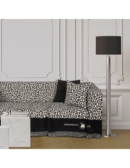 Ριχτάρι Τριθέσιο 180x300 Greenwich Polo Club  3934 BLACK. OCHRE