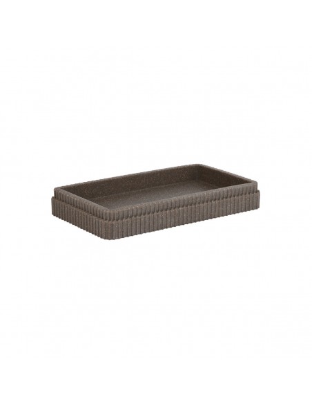 ΔΙΣΚΟΣ ΜΠΑΝΙΟΥ WIRE ΡΗΤΙΝΗΣ ΓΚΡΙ 19x10.3x2.8cm ESTIA 02-26219