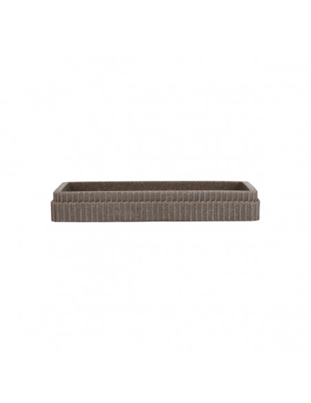 ΔΙΣΚΟΣ ΜΠΑΝΙΟΥ WIRE ΡΗΤΙΝΗΣ ΓΚΡΙ 19x10.3x2.8cm ESTIA 02-26219