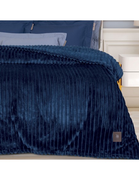 Κουβέρτα Fleece Υπέρδιπλη 220Χ240 Greenwich Polo Club 3487 BLUE