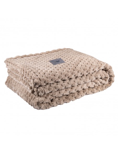 Κουβέρτα Fleece Μονή 160X220 Greenwich Polo Club 3475 TAUPE