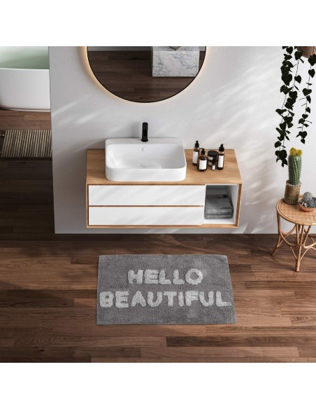 ΤΑΠΕΤΟ ΜΠΑΝΙΟΥ 50Χ80 DAS HOME 0673 ΓΚΡΙ