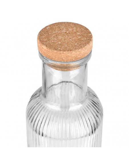 ΜΠΟΥΚΑΛΙ ΓΥΑΛΙΝΟ 1000ml ΑΝΑΓΛΥΦΟ ΜΕ ΦΕΛΛΟ ΔΙΑΦΑΝΟ ESTIA 00-21887
