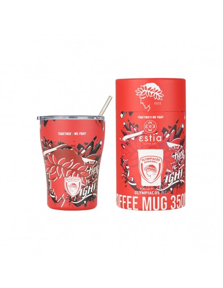 Θερμός Coffee Mug Olympiacos BC Edition Together We Fight 350ml εstia00-27223