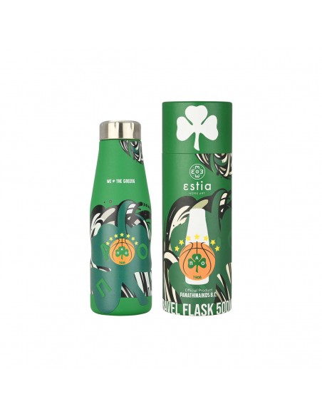Θερμός-Travel Flask Panathinaikos BC Edition We The Greens 500ml 00-27186 ESTIA